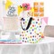16 PCS Medium Rainbow Polka Dot Reusable Gift Bags with Tissue Paper – Party Favor Bags for Birthdays, Baby Showers, Weddings, Holidays & Shopping (10" x 7.6" x 3.9")